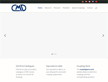 Tablet Screenshot of cmd-couplings.com